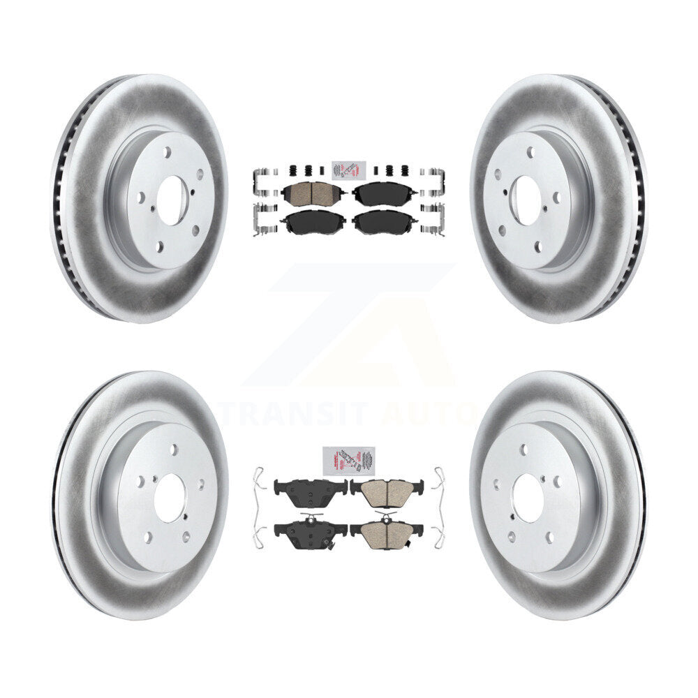 Transit Auto KGA-105278 Disc Brake Kit for 2015 Subaru Legacy - Front and Rear