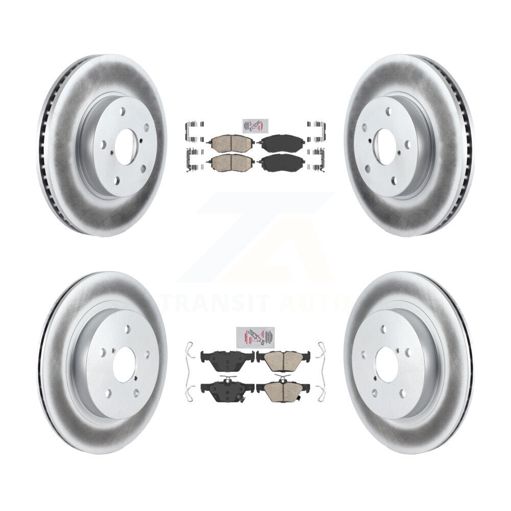 Transit Auto KGA-105279 Disc Brake Kit for 2015 Subaru Legacy - Front and Rear