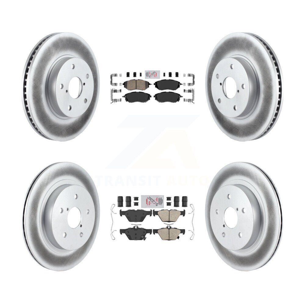 Transit Auto KGA-105280 Disc Brake Kit for 2015 Subaru Legacy - Front and Rear