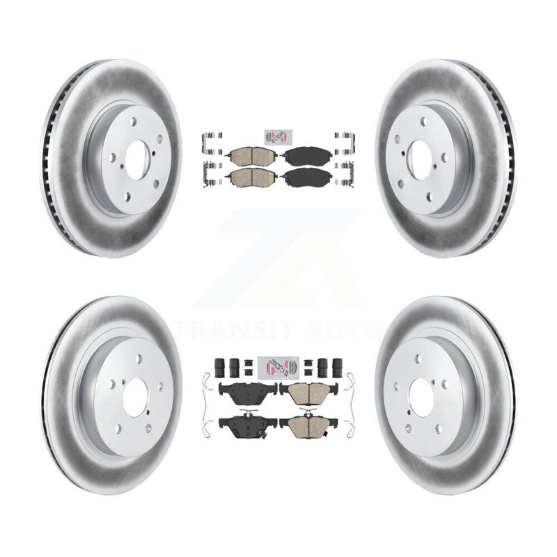 Transit Auto KGA-105281 Disc Brake Kit for 2015 Subaru Legacy - Front and Rear