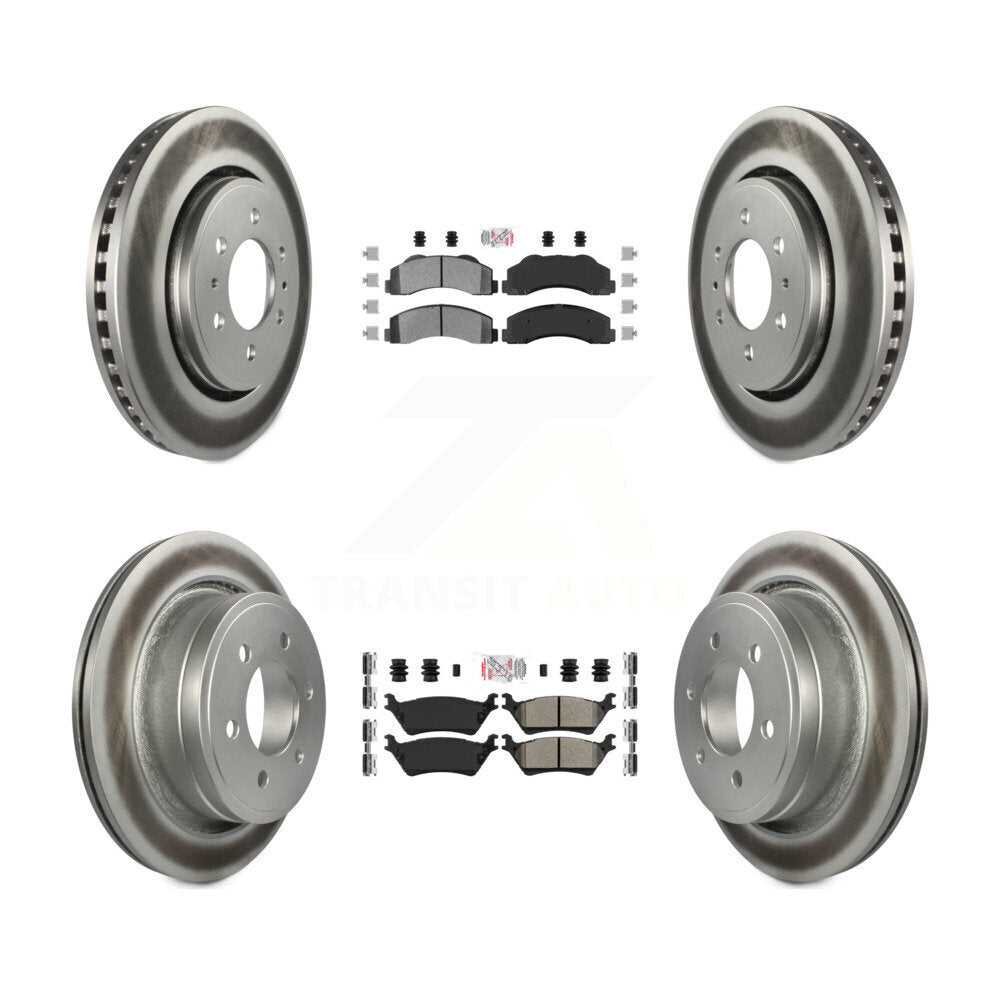 Transit Auto KGA-105291 Disc Brake Kit for 2012-2017 Ford F-150 - Front and Rear