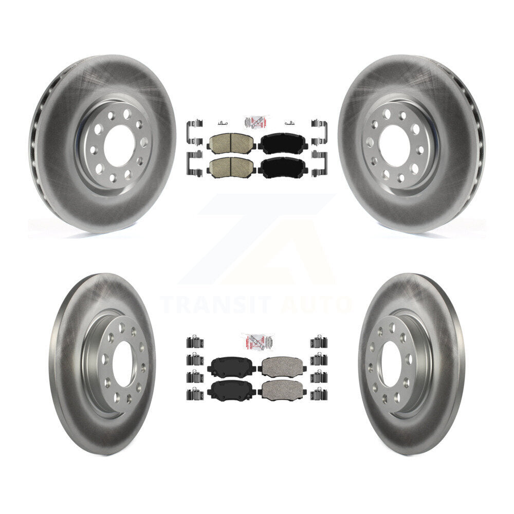 Transit Auto KGA-105306 Disc Brake Kit for 2015-2017 Chrysler 200 - Front and Rear