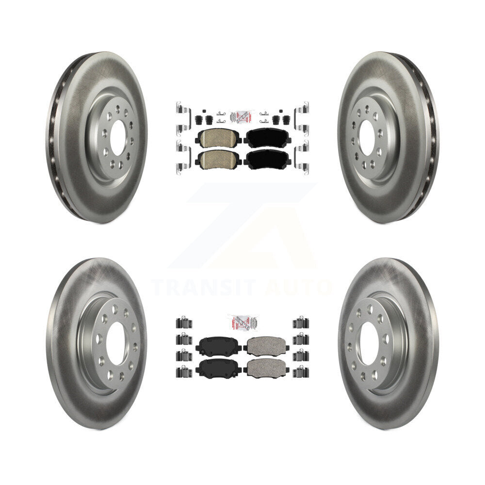 Transit Auto KGA-105308 Disc Brake Kit for 2015-2017 Chrysler 200 - Front and Rear