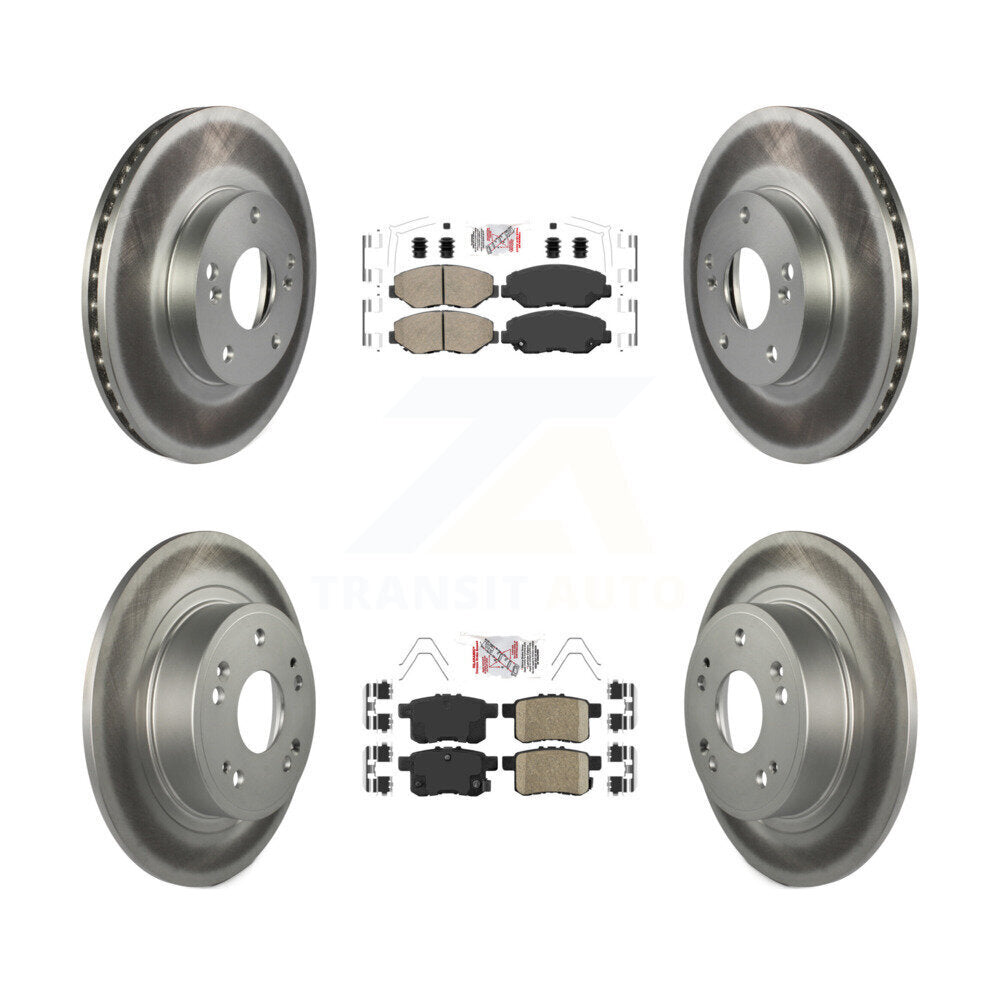 Transit Auto KGA-105314 Disc Brake Kit for 2008-2017 Honda Accord - Front and Rear