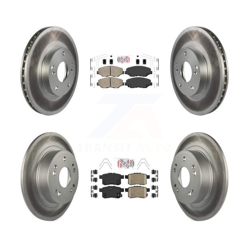 Transit Auto KGA-105314 Disc Brake Kit for 2008-2017 Honda Accord - Front and Rear