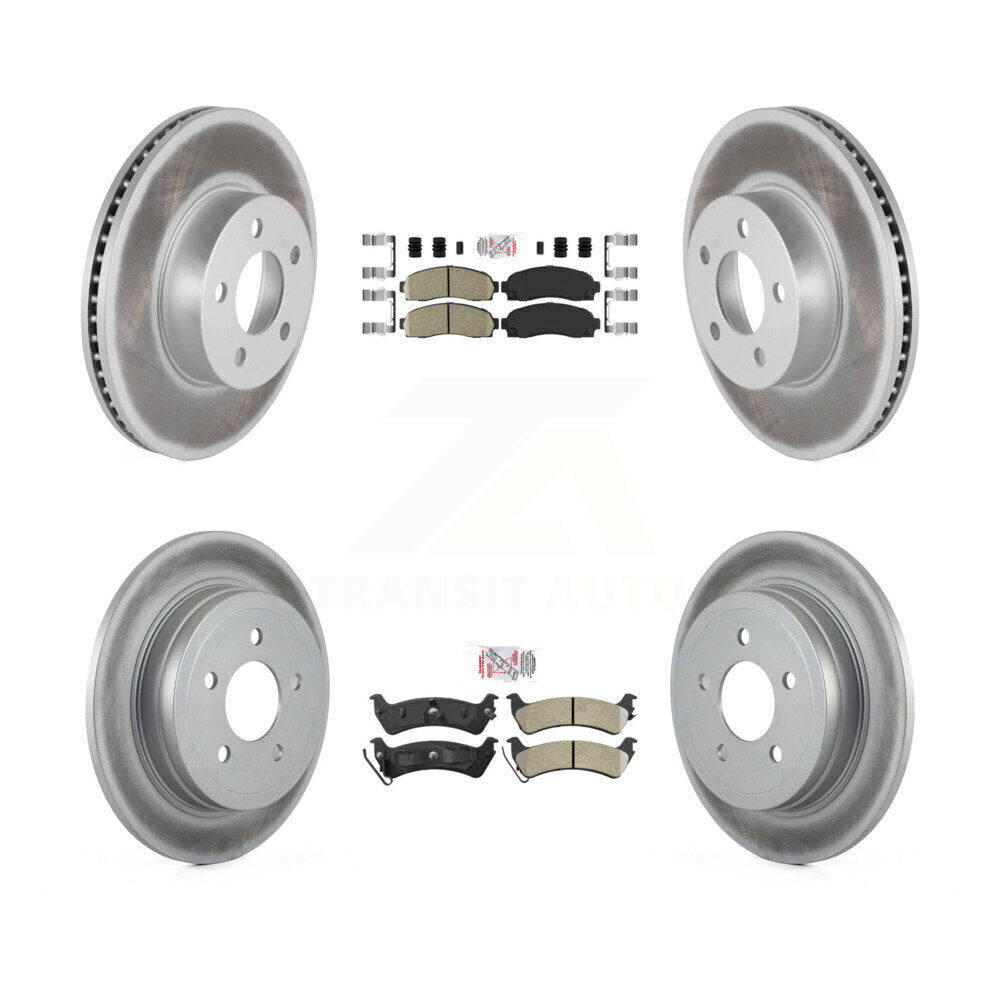 Transit Auto KGA-105332 Disc Brake Kit for 2003-2005 Ford Explorer Sport, Ford Explorer Sport Trac - Front and Rear