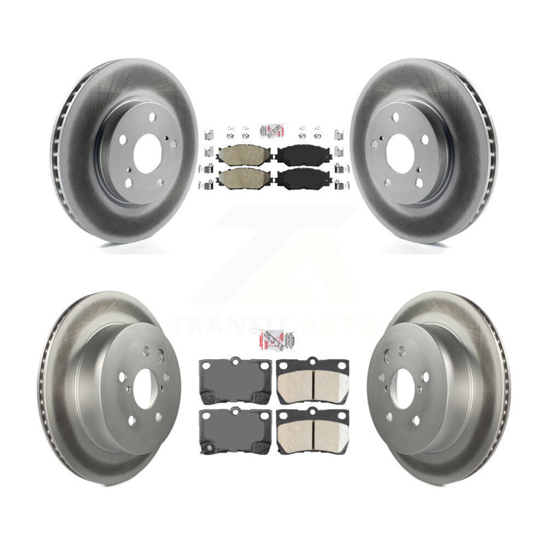 Transit Auto KGA-105336 Disc Brake Kit for 2010-2013 Lexus IS250 - Front and Rear
