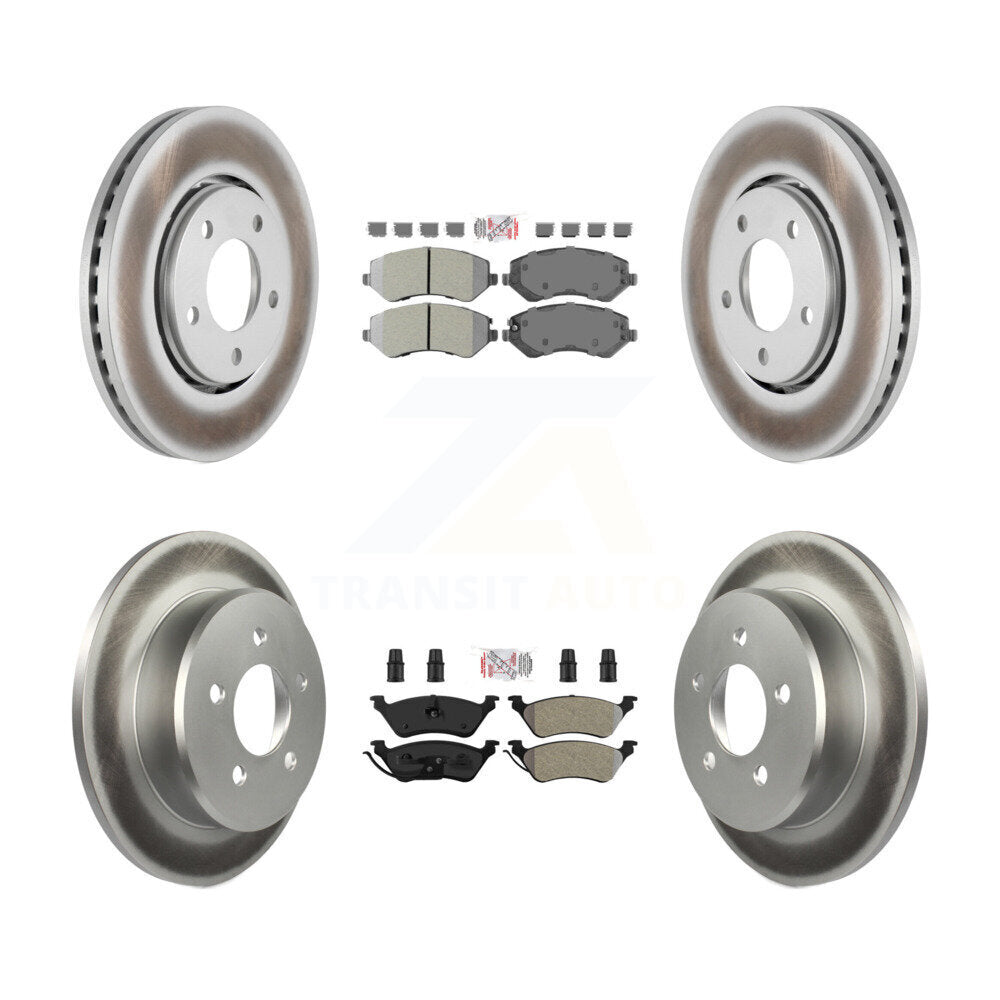 Transit Auto KGA-105342 Disc Brake Kit for 2001-2007 Dodge Caravan, Chrysler Town & Country and More - Front and Rear