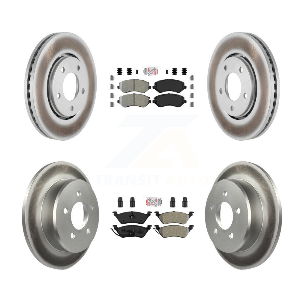 Transit Auto KGA-105343 Disc Brake Kit for 2001-2007 Dodge Caravan, Chrysler Town & Country and More - Front and Rear