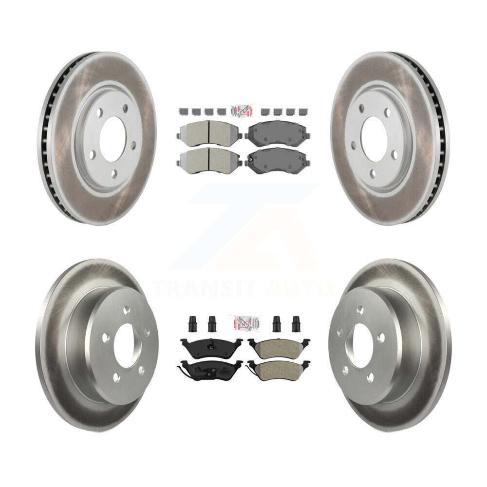 Transit Auto KGA-105344 Disc Brake Kit for 2003-2006 Dodge Grand Caravan, Chrysler Voyager - Front and Rear