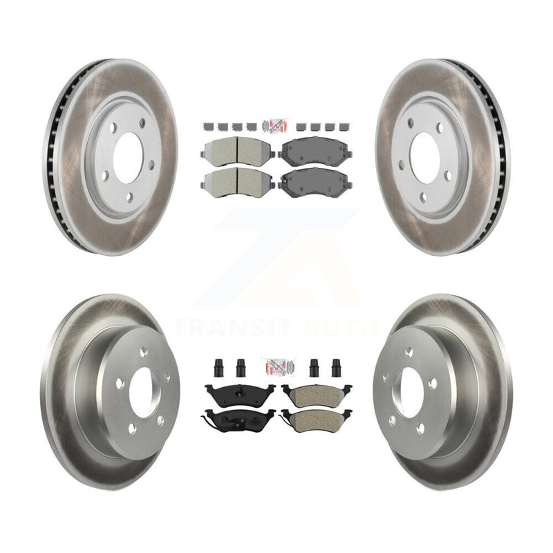 Transit Auto KGA-105344 Disc Brake Kit for 2003-2006 Dodge Grand Caravan, Chrysler Voyager - Front and Rear