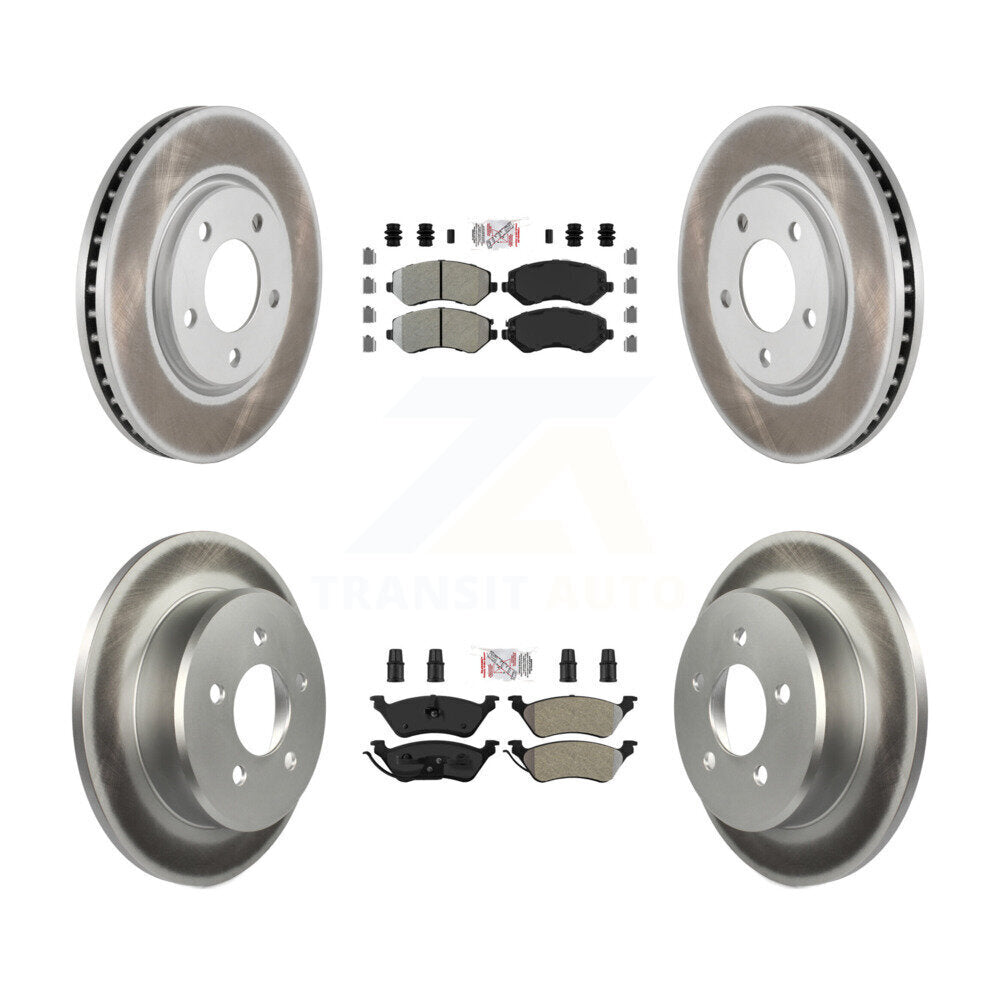 Transit Auto KGA-105345 Disc Brake Kit for 2003-2006 Dodge Grand Caravan, Chrysler Voyager - Front and Rear