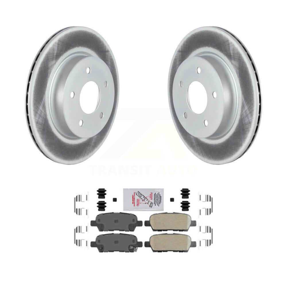 Transit Auto KGA-105374 Disc Brake Kit for 2017-2019 Nissan Rogue Sport, Nissan LEAF, Nissan Qashqai - Rear