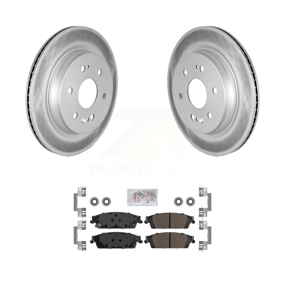 Transit Auto KGA-105383 Disc Brake Kit for 2019 Chevrolet Silverado 1500 LD, GMC Sierra 1500 Limited - Rear