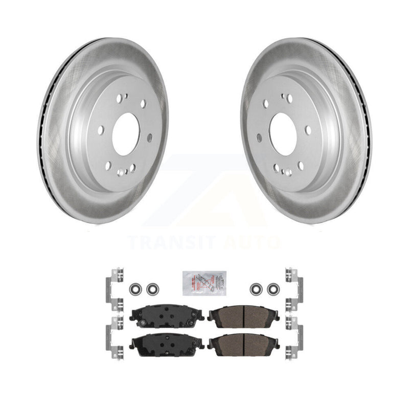 Transit Auto KGA-105383 Disc Brake Kit for 2019 Chevrolet Silverado 1500 LD, GMC Sierra 1500 Limited - Rear