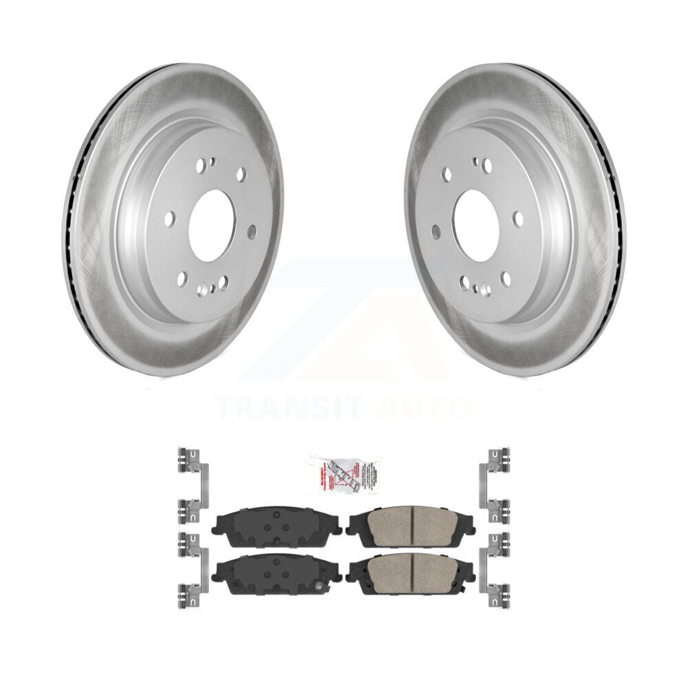 Transit Auto KGA-105384 Disc Brake Kit for 2019 Chevrolet Silverado 1500 LD, GMC Sierra 1500 Limited - Rear