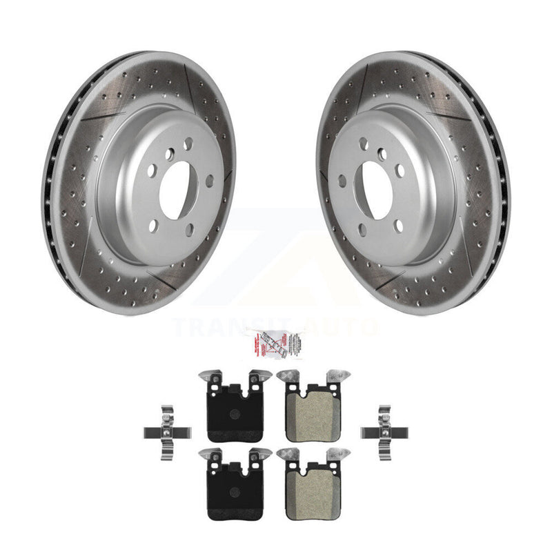 Transit Auto KGA-105410 Disc Brake Kit for 2013-2020 BMW 330i, BMW 330i GT xDrive and More - Rear