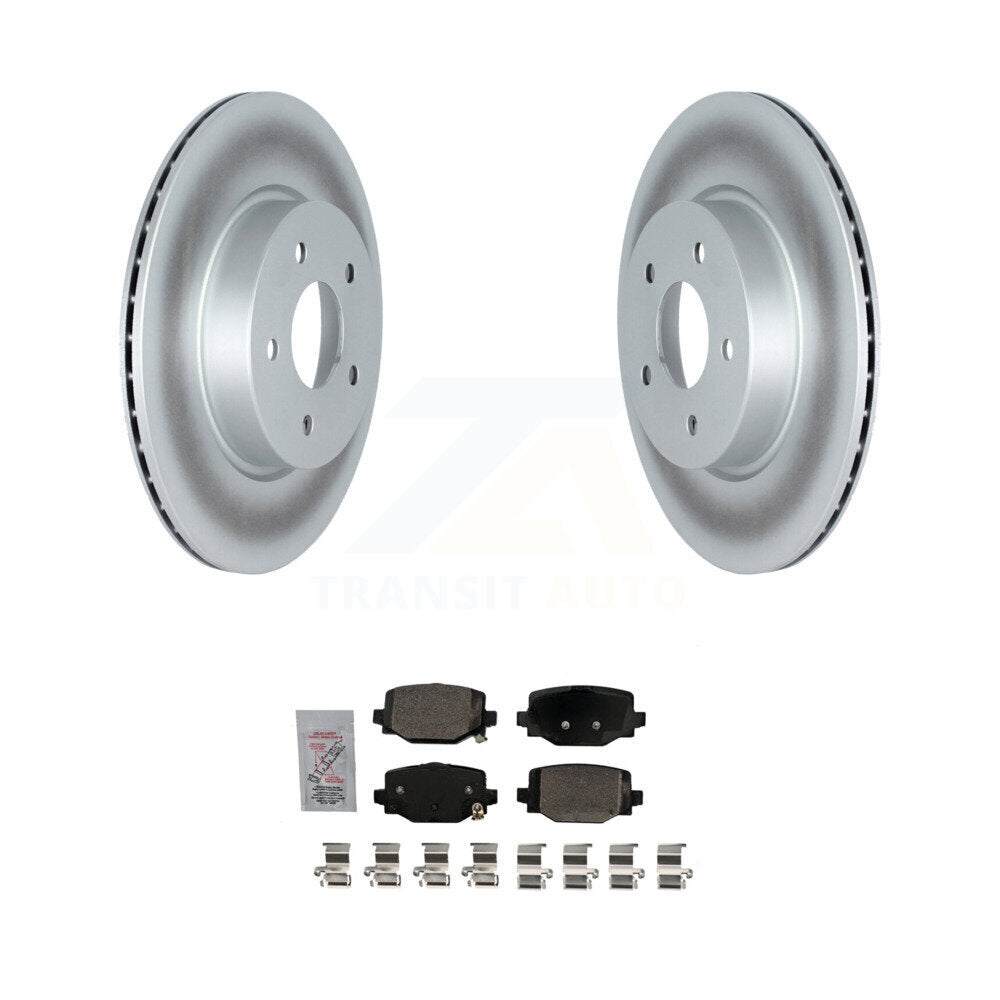 Transit Auto KGA-105411 Disc Brake Kit for 2019-2024 INFINITI QX55, INFINITI QX50 - Rear