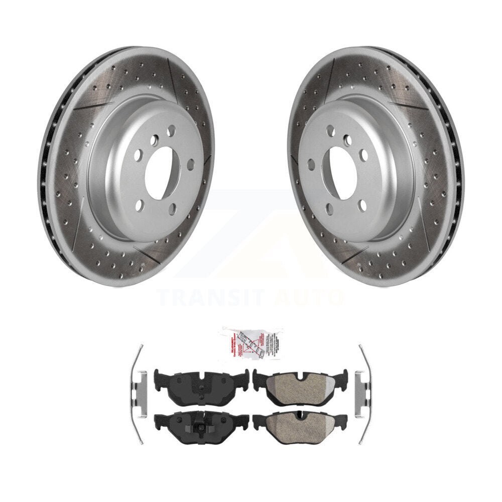 Transit Auto KGA-105430 Disc Brake Kit for 2013 BMW 328i xDrive - Rear