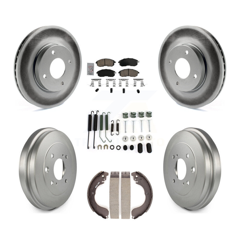 Transit Auto KGA-105465 Disc Brake Kit for 2007-2012 Nissan Versa - Front and Rear