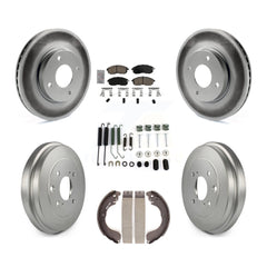 Transit Auto KGA-105465 Disc Brake Kit for 2007-2012 Nissan Versa - Front and Rear