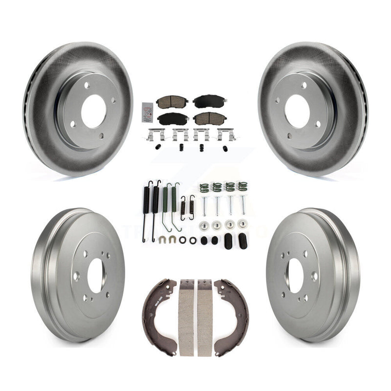 Transit Auto KGA-105465 Disc Brake Kit for 2007-2012 Nissan Versa - Front and Rear