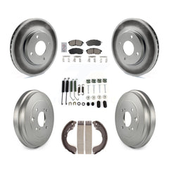 Transit Auto KGA-105466 Disc Brake Kit for 2007-2012 Nissan Versa - Front and Rear