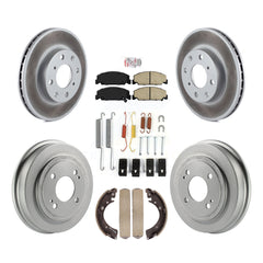 Transit Auto KGA-105474 Disc Brake Kit for 1992-1995 Honda Civic - Front and Rear