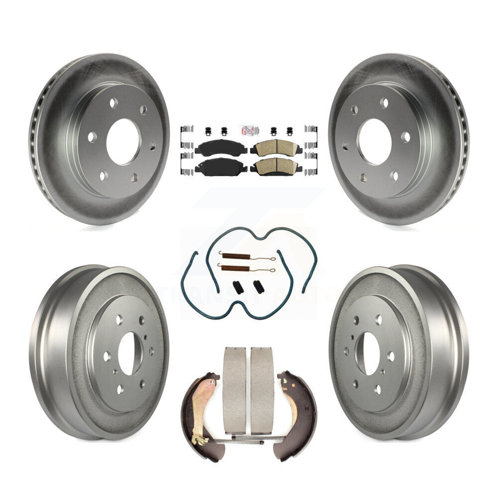 Transit Auto KGA-105478 Disc Brake Kit for 2007 GMC Sierra 1500 - Front and Rear