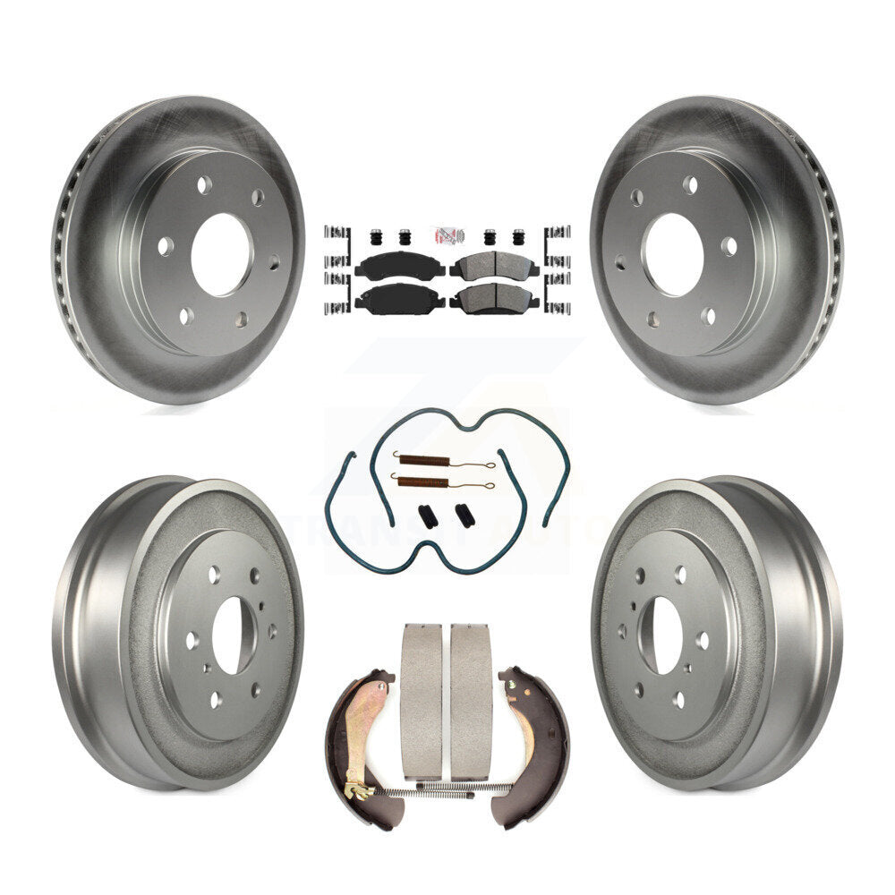 Transit Auto KGA-105480 Disc Brake Kit for 2007 GMC Sierra 1500 - Front and Rear