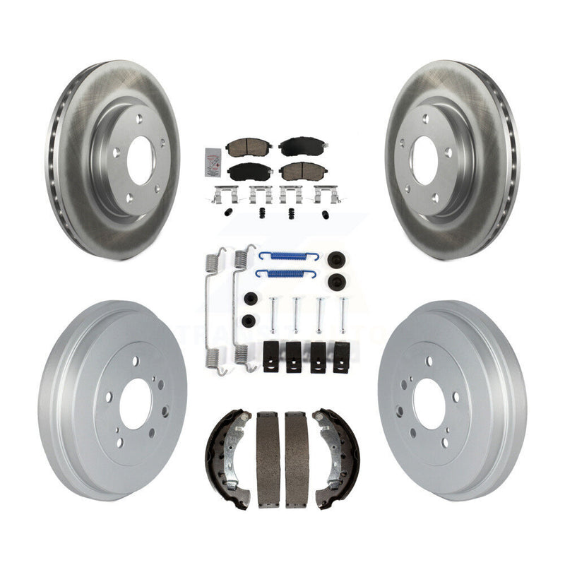 Transit Auto KGA-105481 Disc Brake Kit for 2013-2019 Nissan Sentra - Front and Rear