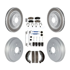 Transit Auto KGA-105483 Disc Brake Kit for 2017-2019 Nissan Sentra - Front and Rear