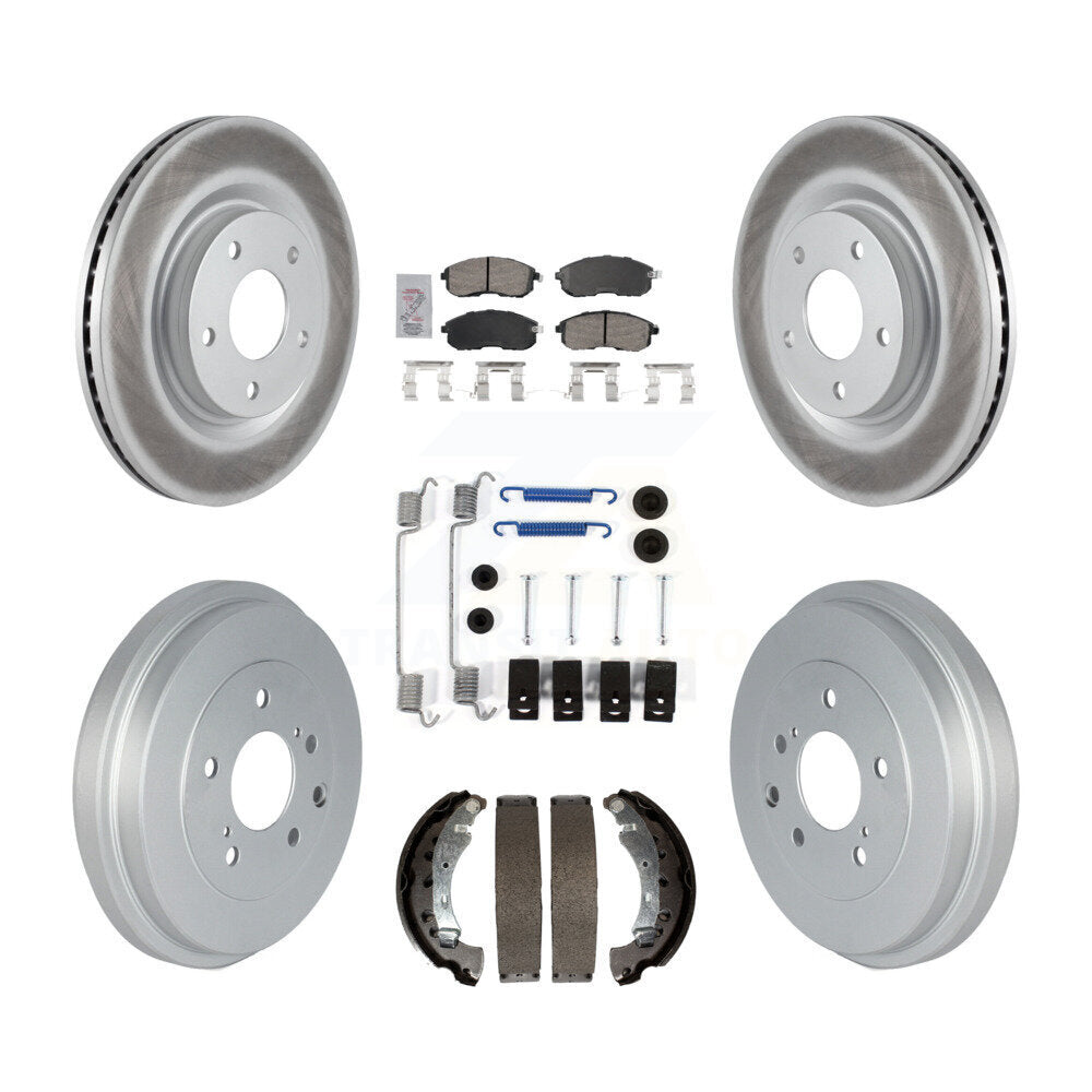 Transit Auto KGA-105484 Disc Brake Kit for 2017-2019 Nissan Sentra - Front and Rear