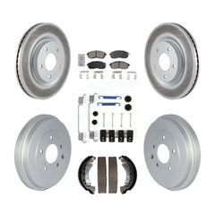 Transit Auto KGA-105484 Disc Brake Kit for 2017-2019 Nissan Sentra - Front and Rear