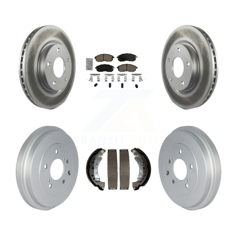 Transit Auto KGA-105485 Disc Brake Kit for 2013-2019 Nissan Sentra - Front and Rear