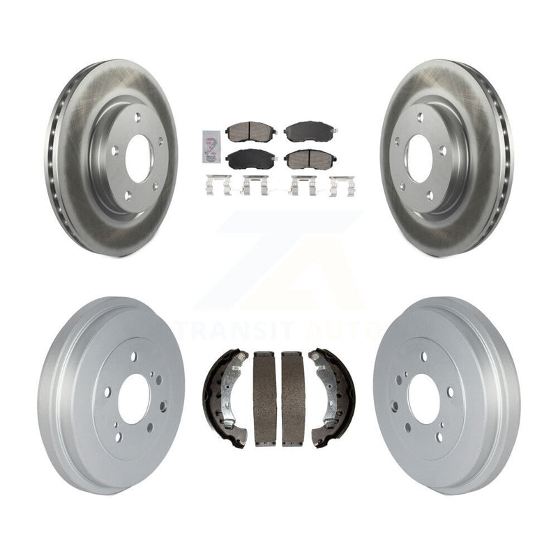 Transit Auto KGA-105486 Disc Brake Kit for 2013-2019 Nissan Sentra - Front and Rear
