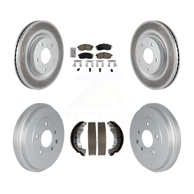 Transit Auto KGA-105487 Disc Brake Kit for 2017-2019 Nissan Sentra - Front and Rear