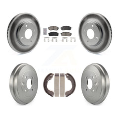 Transit Auto KGA-105495 Disc Brake Kit for 2007-2012 Nissan Versa - Front and Rear