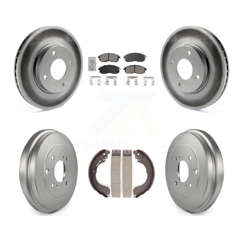 Transit Auto KGA-105495 Disc Brake Kit for 2007-2012 Nissan Versa - Front and Rear