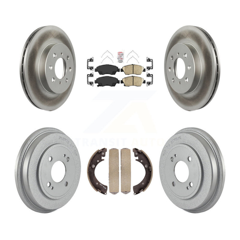 Transit Auto KGA-105496 Disc Brake Kit for 2004-2005 Honda Civic - Front and Rear