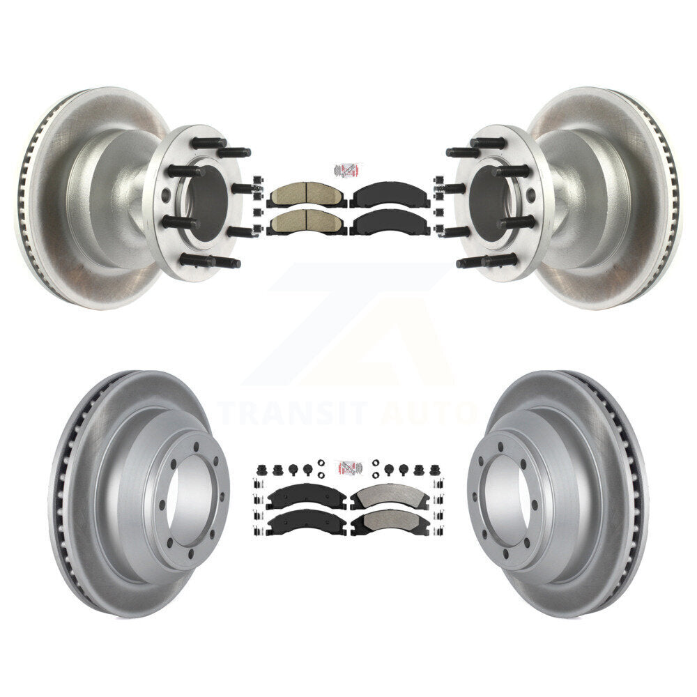Transit Auto KGA-105505 Disc Brake Kit for 2008-2023 Ford E-350 Super Duty, Ford E-350 Econoline - Front and Rear