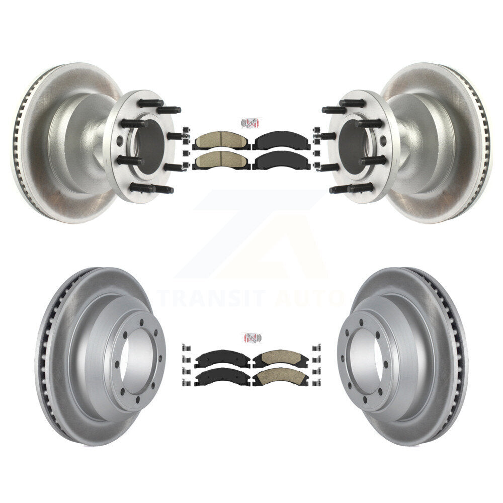 Transit Auto KGA-105507 Disc Brake Kit for 2008-2023 Ford E-350 Super Duty, Ford E-350 Econoline - Front and Rear