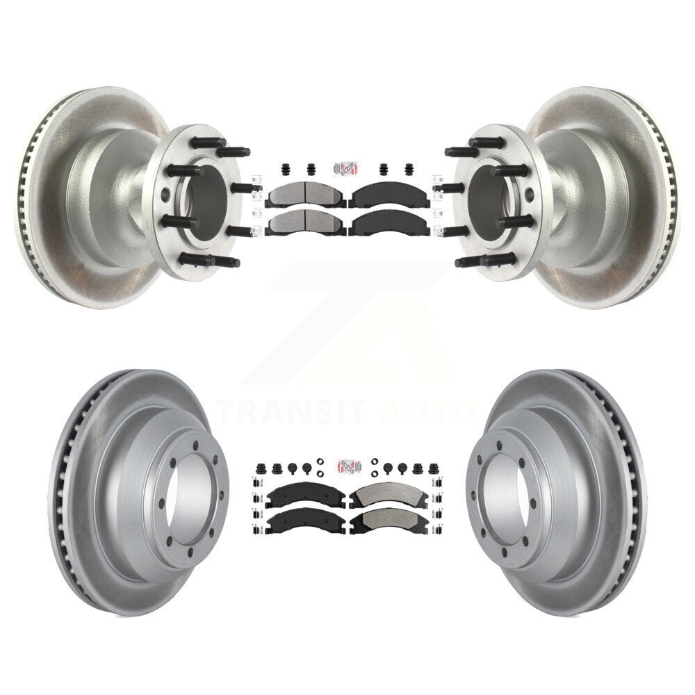 Transit Auto KGA-105508 Disc Brake Kit for 2008-2023 Ford E-350 Super Duty, Ford E-350 Econoline - Front and Rear
