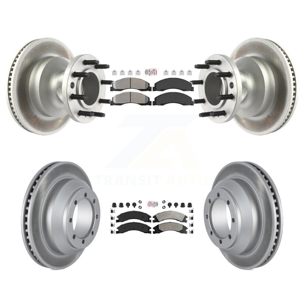 Transit Auto KGA-105511 Disc Brake Kit for 2008-2023 Ford E-350 Super Duty, Ford E-350 Econoline - Front and Rear