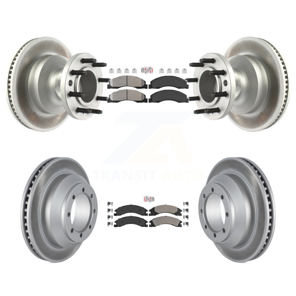Transit Auto KGA-105512 Disc Brake Kit for 2008-2023 Ford E-350 Super Duty, Ford E-350 Econoline - Front and Rear