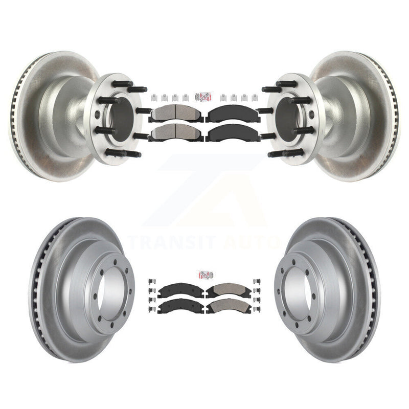 Transit Auto KGA-105512 Disc Brake Kit for 2008-2023 Ford E-350 Super Duty, Ford E-350 Econoline - Front and Rear