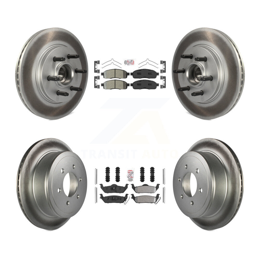 Transit Auto KGA-105537 Disc Brake Kit for 2004-2008 Lincoln Mark LT, Ford F-150 - Front and Rear