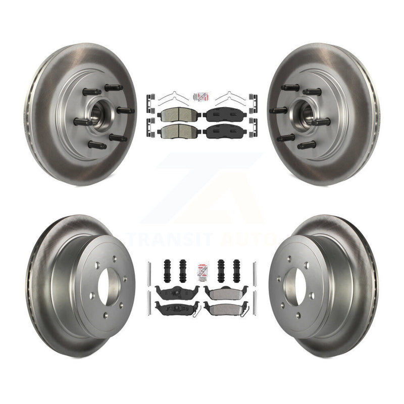 Transit Auto KGA-105537 Disc Brake Kit for 2004-2008 Lincoln Mark LT, Ford F-150 - Front and Rear