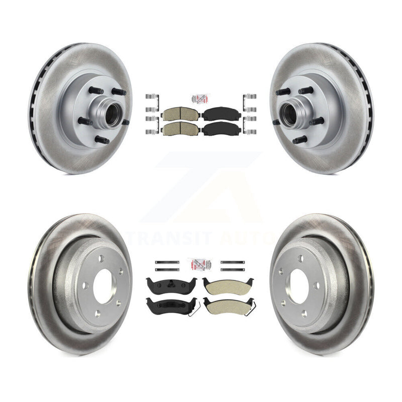 Transit Auto KGA-105538 Disc Brake Kit for 2010 Mazda B2300 - Front and Rear