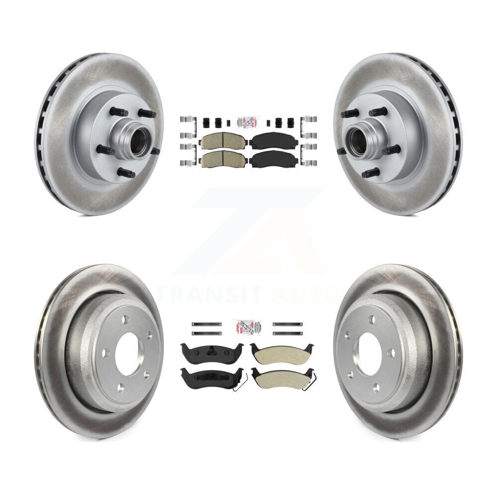 Transit Auto KGA-105539 Disc Brake Kit for 2010 Mazda B2300 - Front and Rear